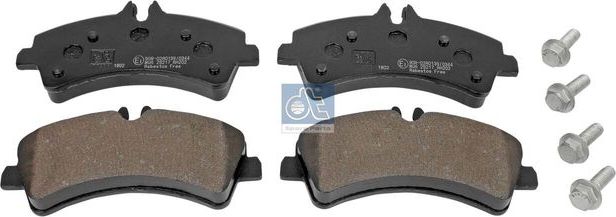 Тормозные колодки DT Spare Parts. Артикул 4.91901