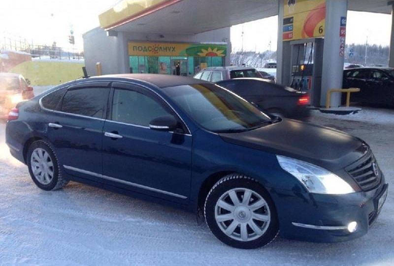 Дефлекторы SIM для окон Nissan Teana L33 4-дв. 2013-2026. Артикул SNITEA1332
