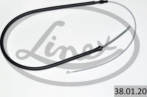 Трос ручника (тросик ручного тормоза) Linex. Артикул 38.01.20