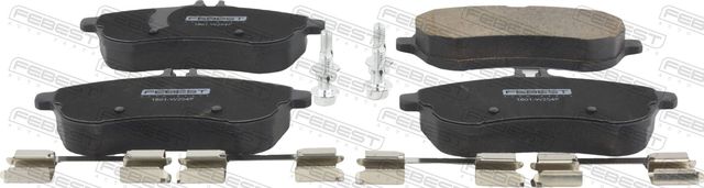 Тормозные колодки Febest. Артикул 1601-W204F
