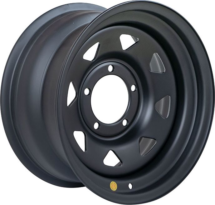 Колёсный диск OFF-ROAD Wheels усиленный стальной черный матовый 5x139,7 8xR16 d110 ET-3 (треуг. мелкий) для УАЗ Буханка 1958-2026. Артикул 1680-53910MB-3A17