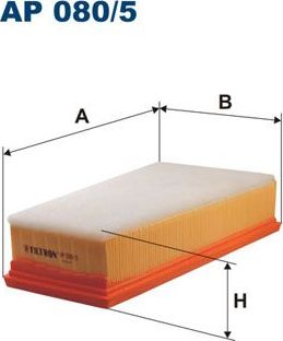 Воздушный фильтр Filtron. Артикул AP 080/5