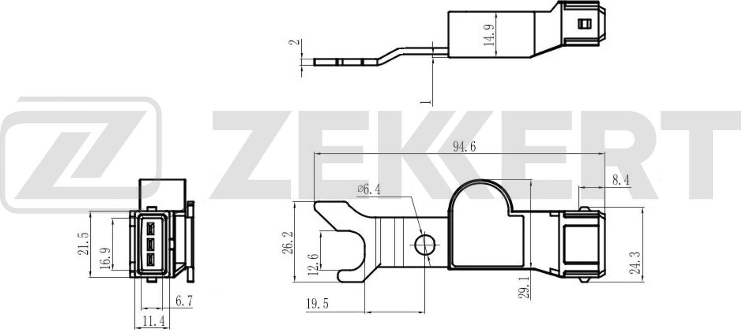 Датчик положения распредвала Zekkert. Артикул SE-5058