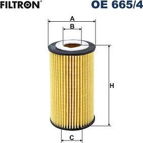 Масляный фильтр Filtron. Артикул OE 665/4