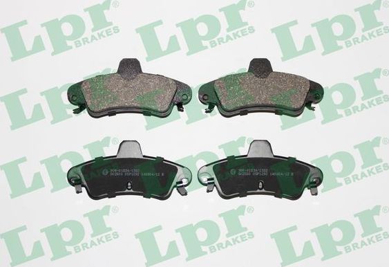 Тормозные колодки LPR задние для Ford Cougar 2000-2001. Артикул 05P1292