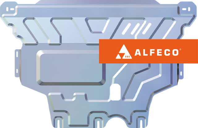 Защита алюминиевая Alfeco для картера и КПП Audi A3 8V 2012-2020. Артикул ALF.30.33 AL4