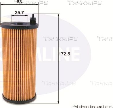 Масляный фильтр Comline для BMW 1 I (E82/E88) 2007-2013. Артикул EOF219