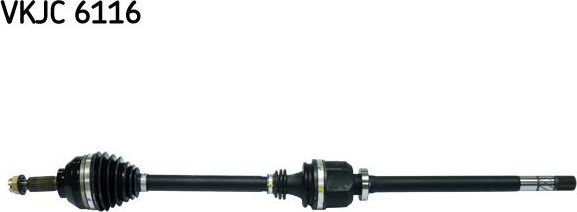 Полуось (привод в сборе, приводной вал) SKF передняя правая для Renault Trafic II 2001-2014. Артикул VKJC 6116