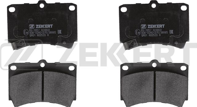 Тормозные колодки Zekkert передние для Mazda MX-3 I 1994-1997. Артикул BS-2857
