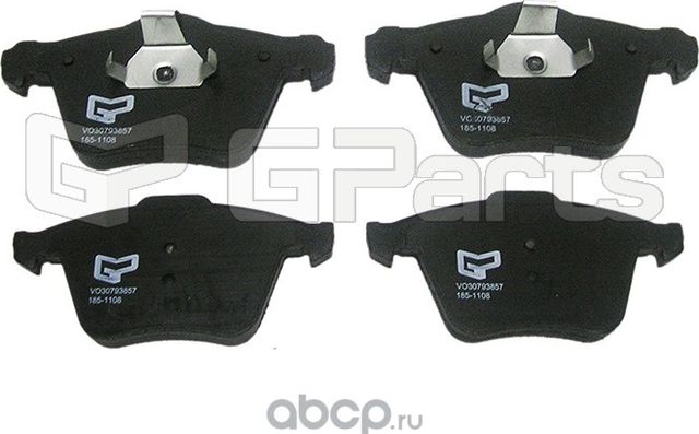 (Производитель  GPARTS) GParts Тормозные колодки, передние ПРОИЗВОДИТЕЛЬ GParts. Артикул VO30793857