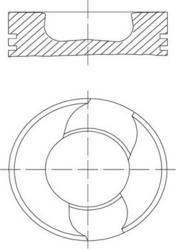 Поршень Mahle. Артикул 228 98 00