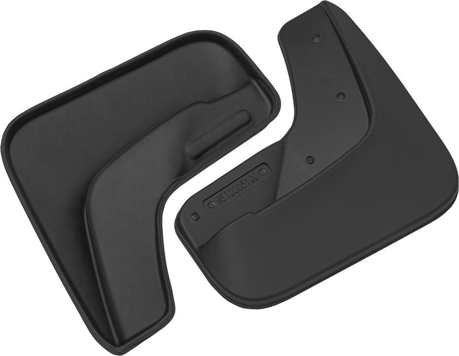 Брызговики Rezkon задняя пара для Chevrolet Aveo I седан 2006-2011. Артикул 6512005100