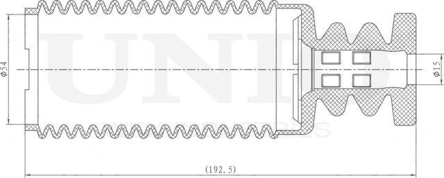 Пыльник амортизатора (Unio). Артикул DUC-10002