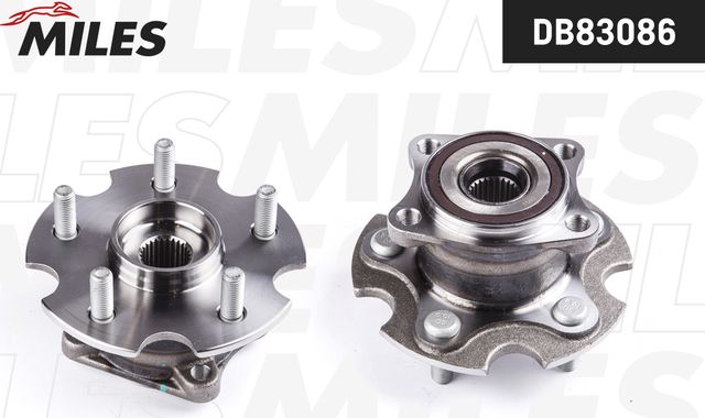 Ступица колеса с интегрированным подшипником Miles задняя правая/левая для Toyota RAV4 III (XA30) 2006-2013. Артикул DB83086