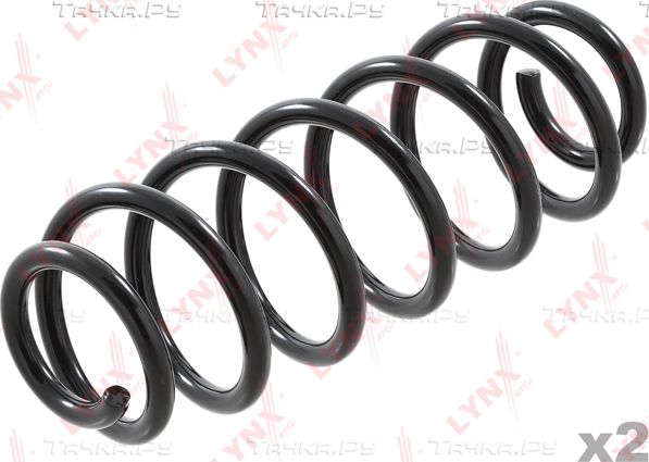 Пружина подвески LYNXauto задняя для Volkswagen Passat B6 2005-2010. Артикул SC-2918