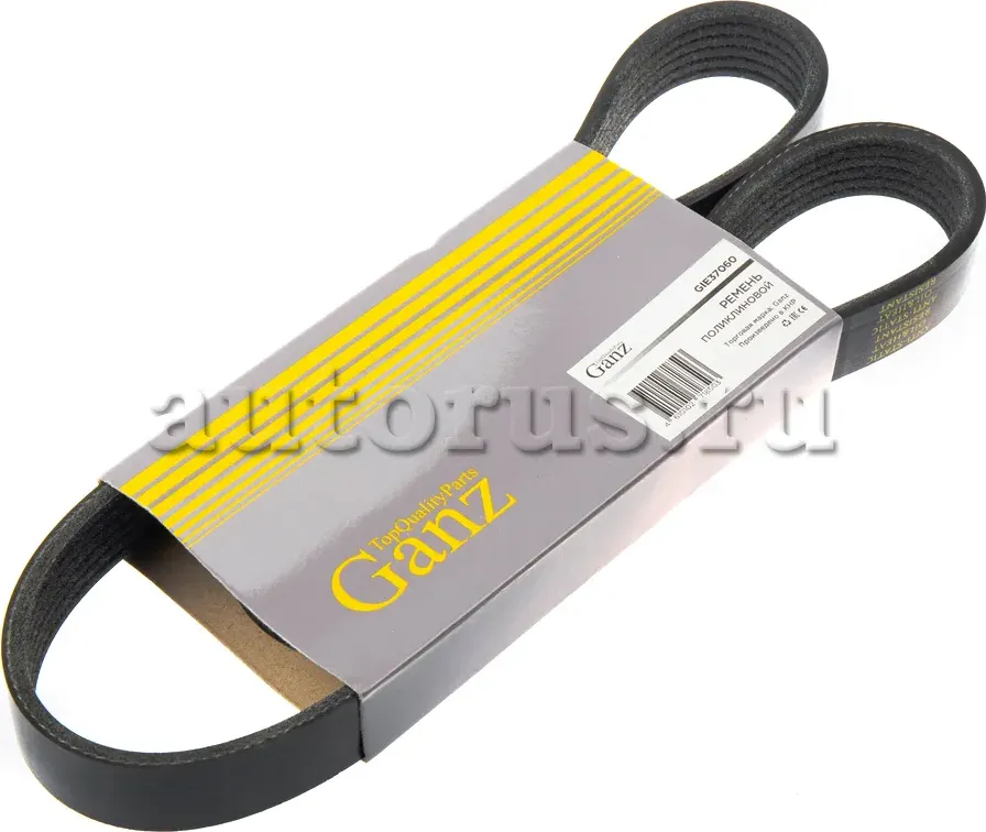 Ремень поликлиновый 6PK1019 (Ganz). Артикул GIE37060