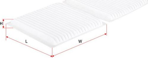 Салонный фильтр Sakura. Артикул CA-13010