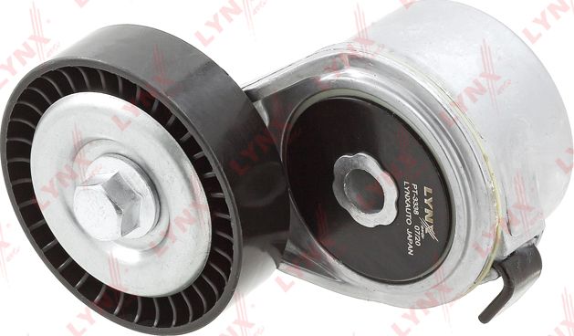 Натяжной ролик (натяжитель) приводного клинового зубчатого ремня LYNXauto для Chrysler PT Cruiser 2000-2010. Артикул PT-3338