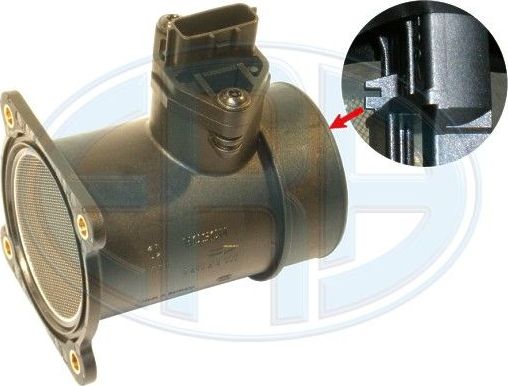 Датчик массового расхода воздуха (ДМРВ) Era OEM для Nissan Primera P11 1999-2002. Артикул 558083