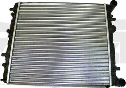 Радиатор охлаждения двигателя Vika для Volkswagen Fox I 2005-2009. Артикул 81211412001