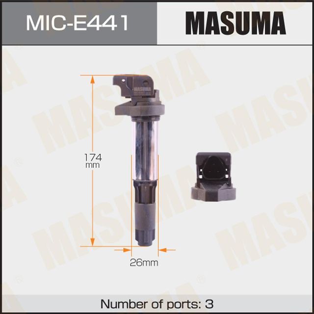 Катушка зажигания Masuma для BMW 1 I (E81/E82/E87/E88) 2004-2011. Артикул MIC-E441
