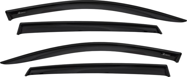 Дефлекторы Vinguru для окон (накладной скотч 3М) (4 шт.) Renault Arkana 2019-2026. Артикул AFV90722