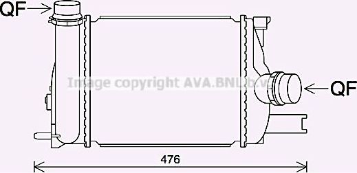 Интеркулер AVA. Артикул RT4642