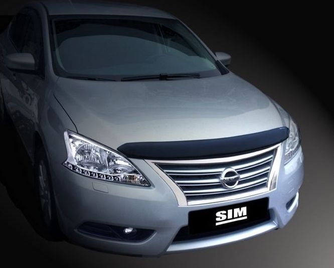 Дефлектор SIM для капота Nissan Sentra B17 седан 2014-2026. Артикул SNISEN1412