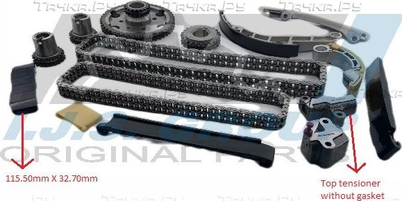 Цепь ГРМ IJS Group Technology & Quality для Nissan Pathfinder R51 2005-2006. Артикул 40-1008FK
