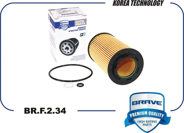 Фильтр масляный (Brave). Артикул BR.F.2.34