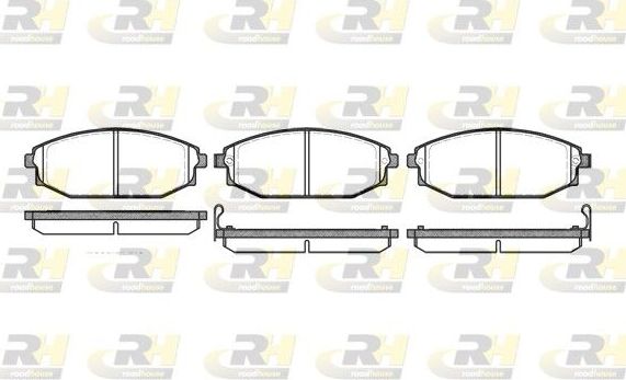 Тормозные колодки RoadHouse передние для Hyundai Galloper I 1991-1998. Артикул 2734.02