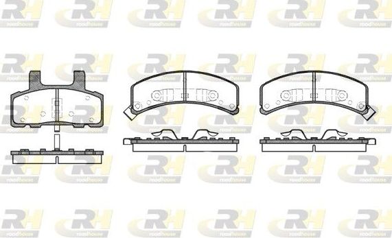 Тормозные колодки RoadHouse. Артикул 2552.02