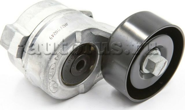 Натяжной ролик (натяжитель) приводного поликлинового ремня Hyundai / KIA. Артикул 252814A010