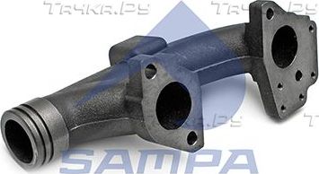 Выпускной коллектор Sampa для Scania P 2003-2015. Артикул 043.274