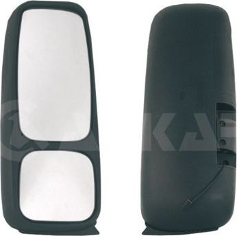Зеркало боковое Alkar правое для Volvo  FMX 1998-2002. Артикул 9405285