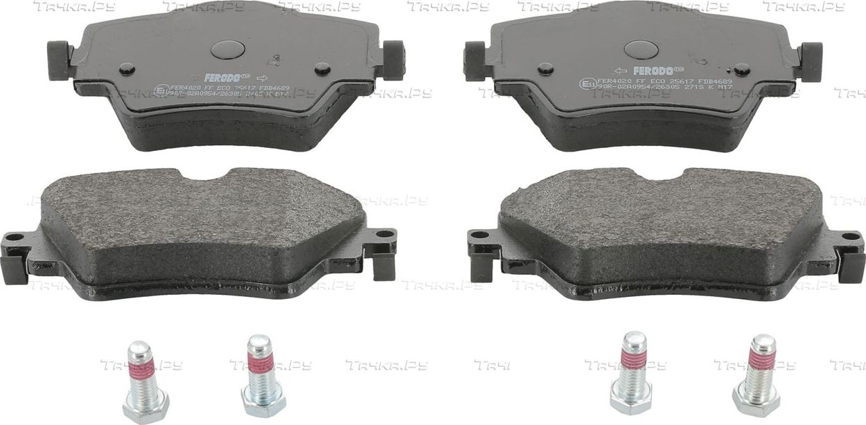 Тормозные колодки Ferodo Premier Eco Friction передние для BMW 4 G22, G23 2020-2026. Артикул FDB4689