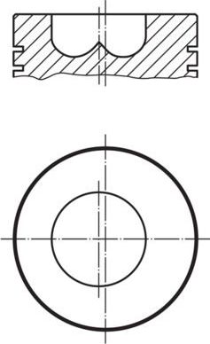 Поршень Mahle для УАЗ Patriot I 2006-2026. Артикул 009 86 01