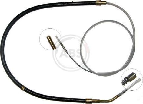 Трос ручника (тросик ручного тормоза) ABS. Артикул K10146