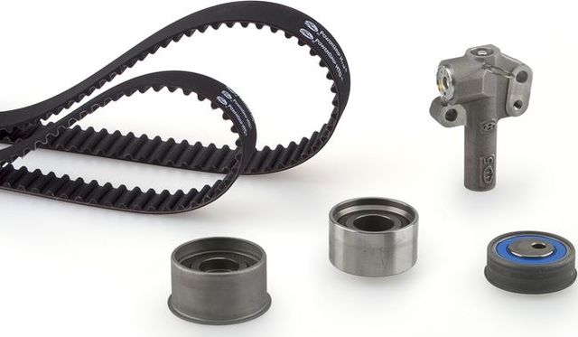 Ремень ГРМ с роликами (комплект) Gates PowerGrip® для Hyundai Santa Fe I 2001-2006. Артикул K02T313