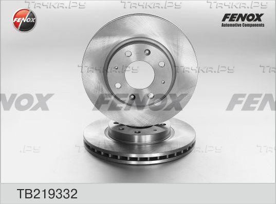 Тормозной диск Fenox передний для Kia Spectra II 2004-2009. Артикул TB219332