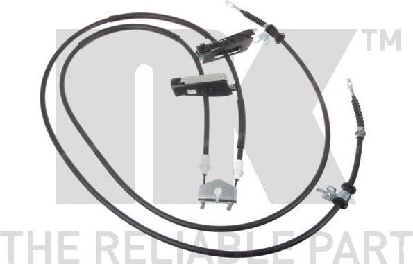 Трос ручника (тросик ручного тормоза) NK. Артикул 9025140