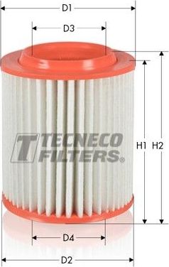 Воздушный фильтр  Tecneco Filters. Артикул AR1652