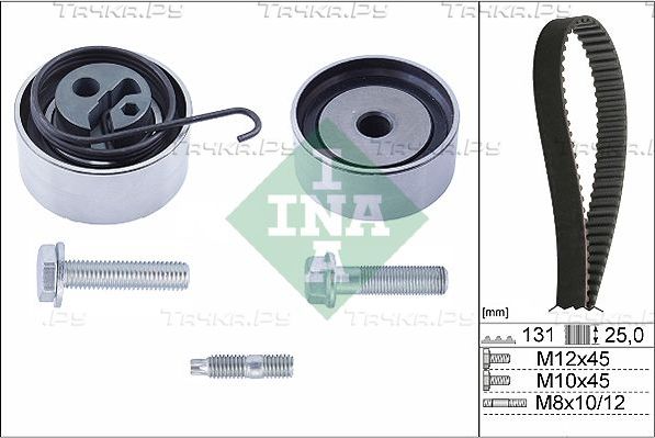 Ремень ГРМ с роликами (комплект) Ina для Chevrolet Corsa 2000-2002. Артикул 530 0494 10