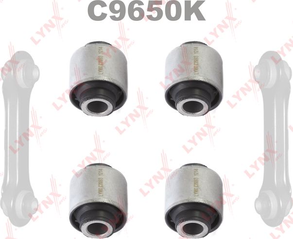 Сайлентблок заднего рычага подвески LYNXauto KIT. Артикул C9650K