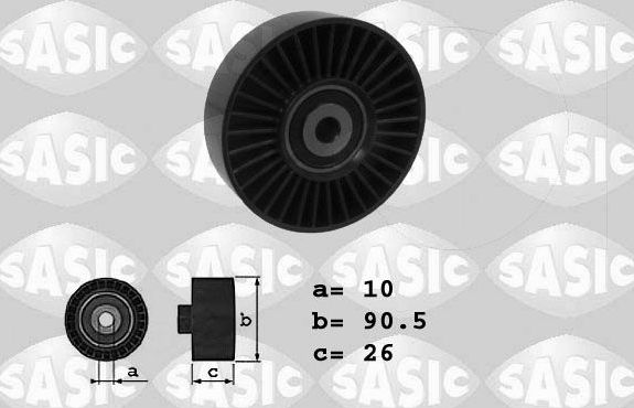 Направляющий (ведущий) ролик приводного поликлинового ремня Sasic для Fiat Coupe 1996-2000. Артикул 1626001