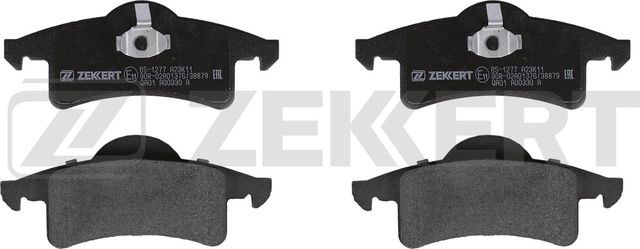 Тормозные колодки Zekkert задние для Jeep Cherokee II (XJ) 1995-2001. Артикул BS-1277