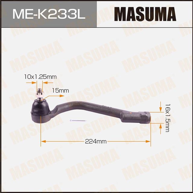 Наконечник рулевой тяги Masuma. Артикул ME-K233L