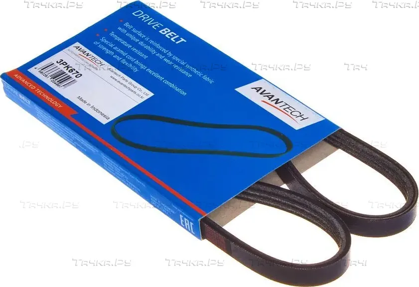РЕМЕНЬ РУЧЕЙКОВЫЙ AVANTECH Avantech. Артикул 3PK670