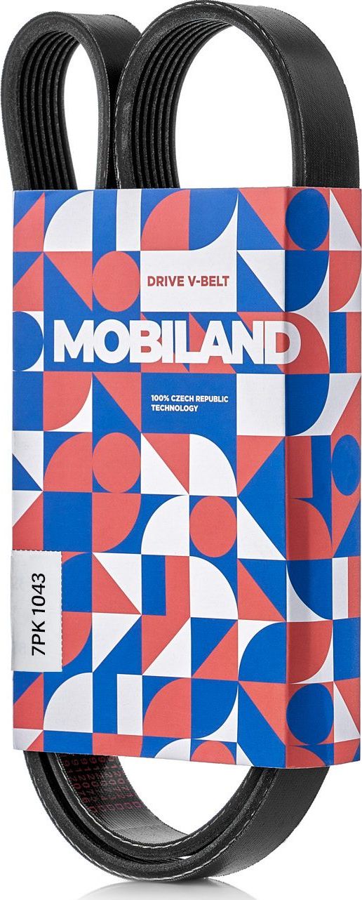 Приводной ремень поликлиновой Mobiland (EPDM (Этилен-пропиленовый каучук)). Артикул 501271043