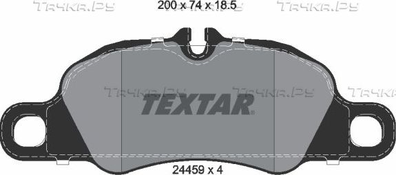 Тормозные колодки Textar. Артикул 2445901
